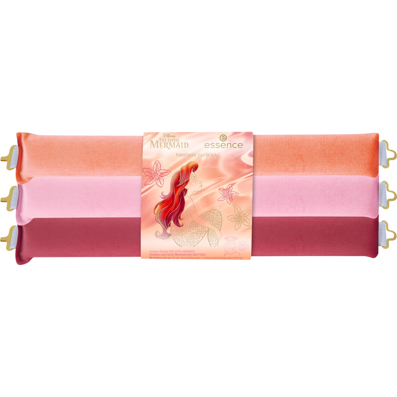 1001cosmetice.ro Set pentru bucle, fara utilizarea caldurii, Colectia Disney THE LITTLE MERMAID, Essence