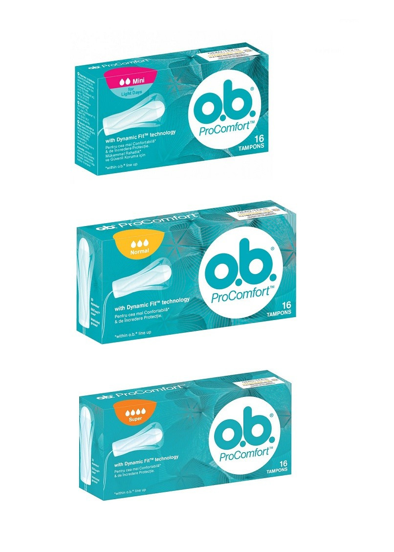 1001cosmetice.ro Tampoane ProComfort Normal, 16 bucati, O.B. (Optiuni de comanda: mini)