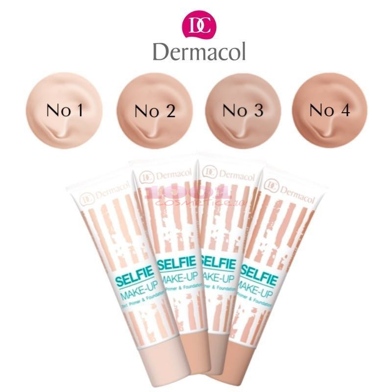 DERMACOL SELFIE MAKE UP 2 IN 1 FOND DE TEN + BAZA DE MACHIAJ 03 - 2 | YEO