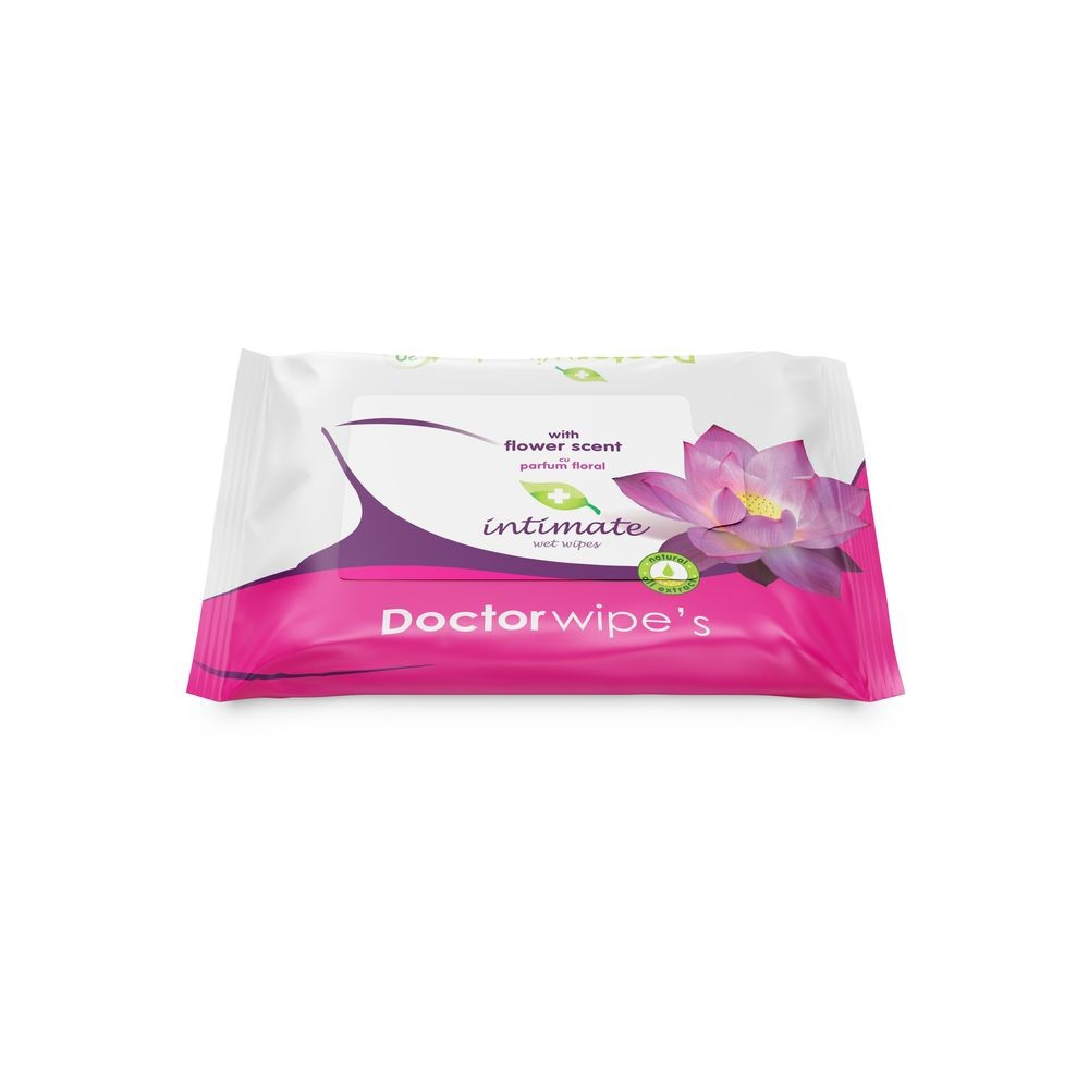 DOCTOR WIPES SERVETELE INTIME CU EXTRACT DE FLOARE DE LOTUS - 1 | YEO