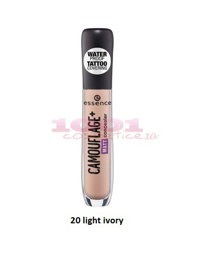 ESSENCE CAMOUFLAGE MATT CORECTOR LICHID LIGHT IVORY 20