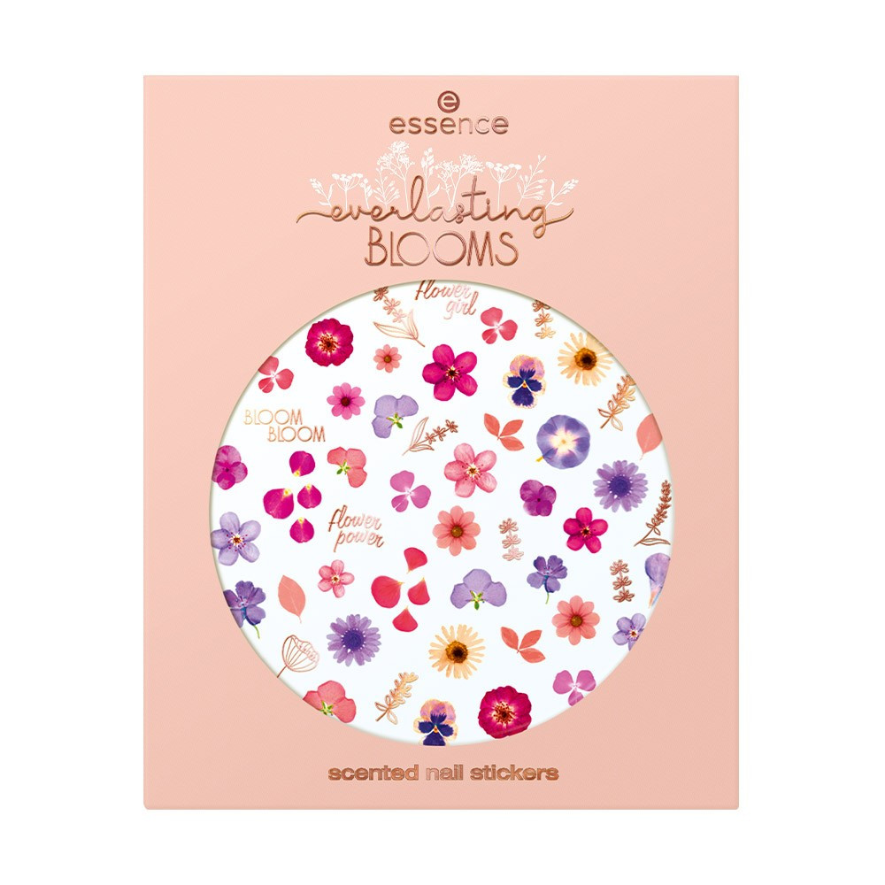 ESSENCE EVERLASTING BLOOMS SCENTED NAIL STICKERS CREATE FLOWERING MEMORIES 01