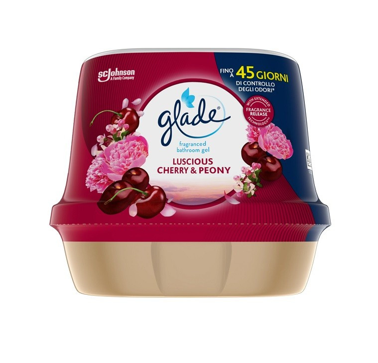 GLADE ODORIZANT GEL PENTRU BAIE LUSCIOUS CHERRY & PEONY