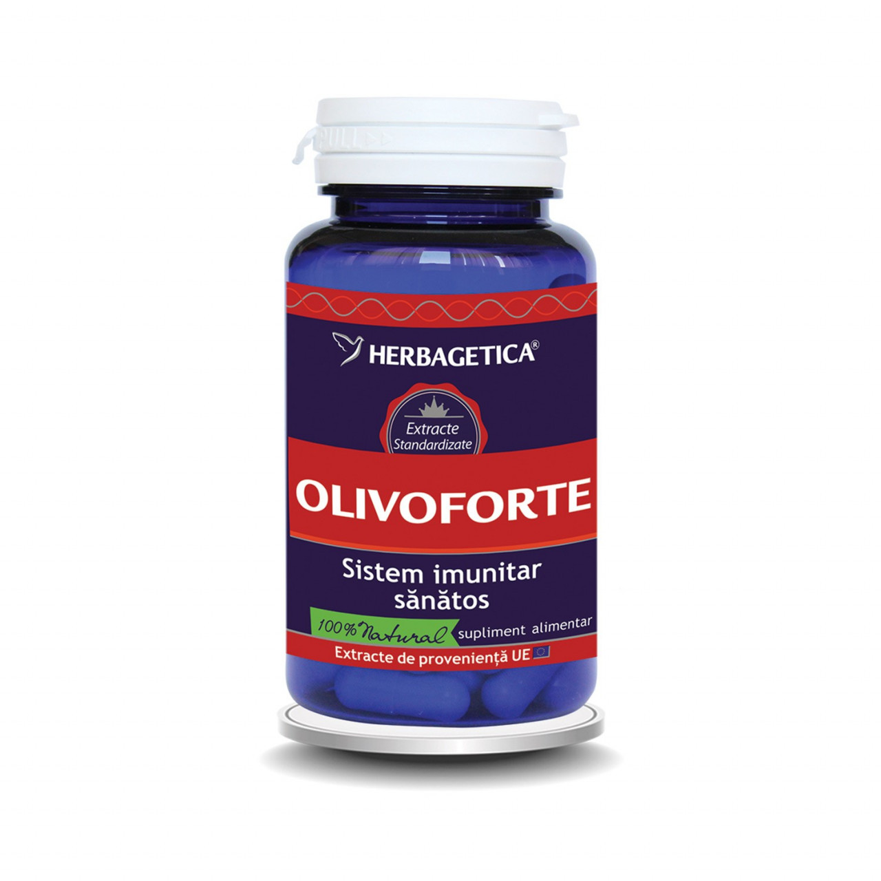 HERBAGETICA SUPLIMENTE ALIMENTARE OLIVOFORTE 60 DE CAPSULE