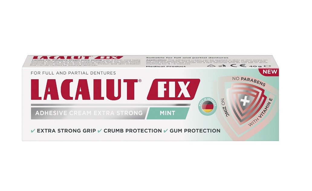 LACALUT FIX CREMA ADEZIVA EXTRA STRONG MINT