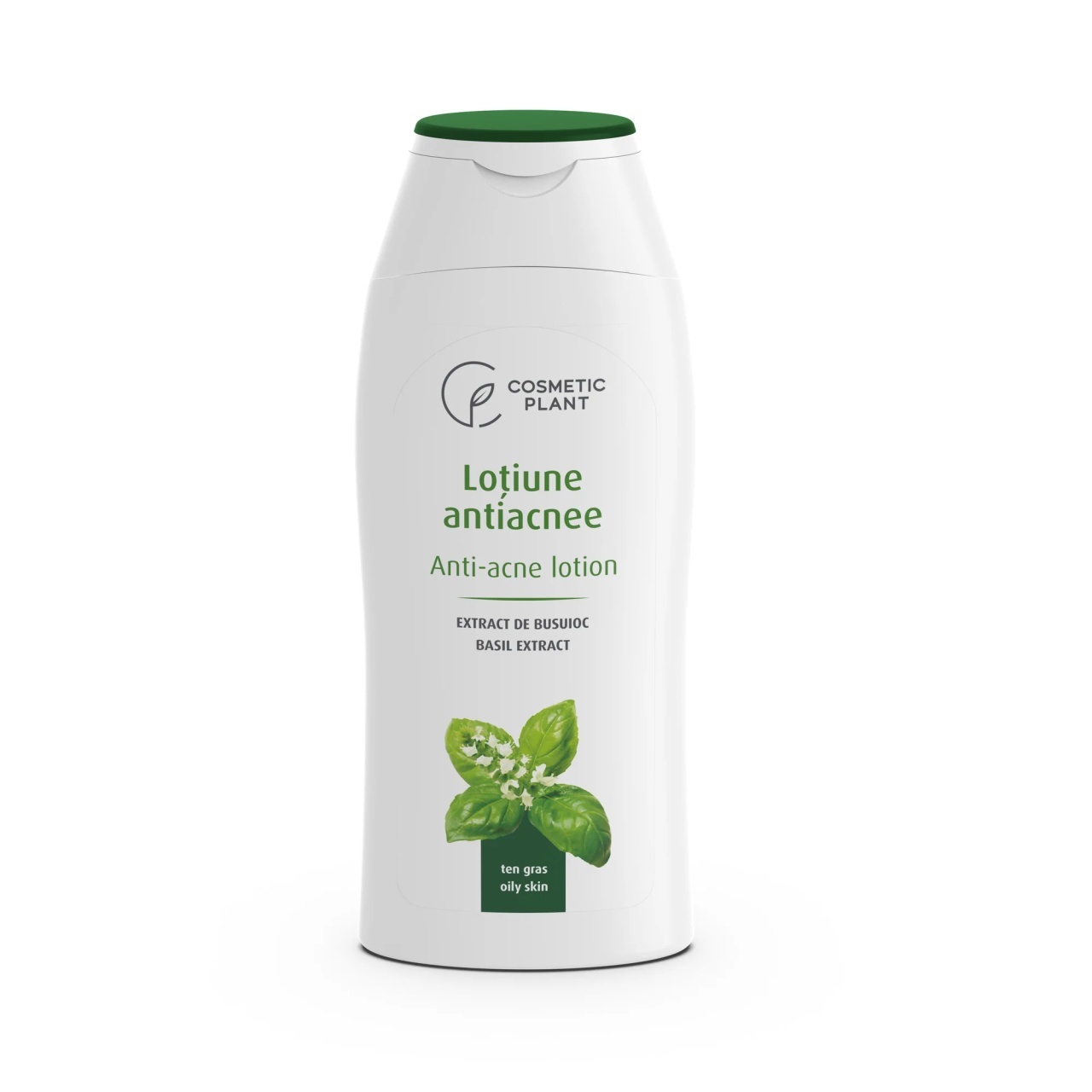 1001cosmetice.ro Lotiune antiacnee cu extract de busuioc Cosmetic Plant, 200 ml