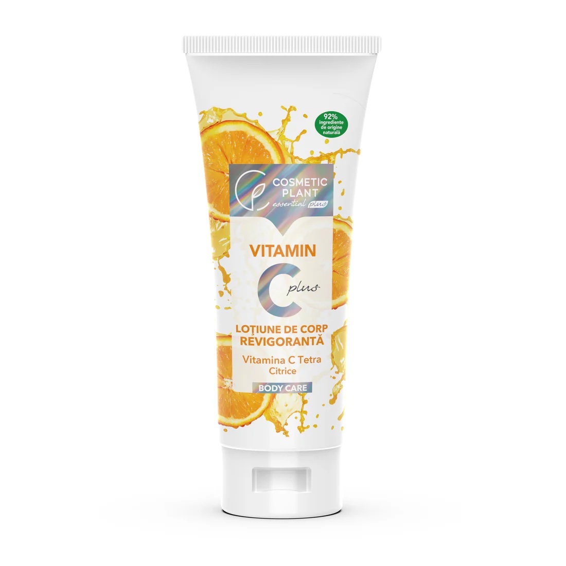 1001cosmetice.ro Lotiune corp revigoranta Vitamin C Tetra Cosmetic Plant, 200 ml