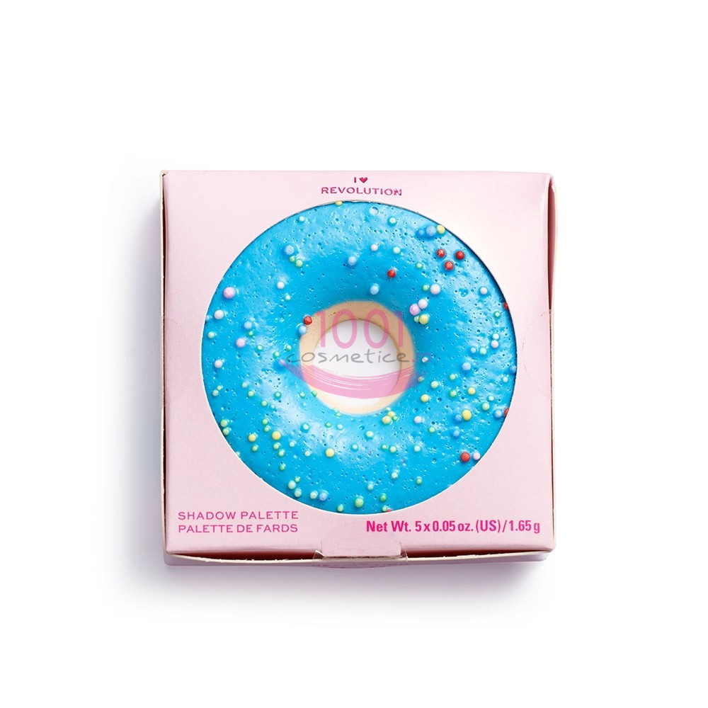 MAKEUP REVOLUTION I HEART REVOLUTION DONUTS BLUEBERRY CRUSH PALETA 5 FARDURI DE PLEOAPE - 1 | YEO