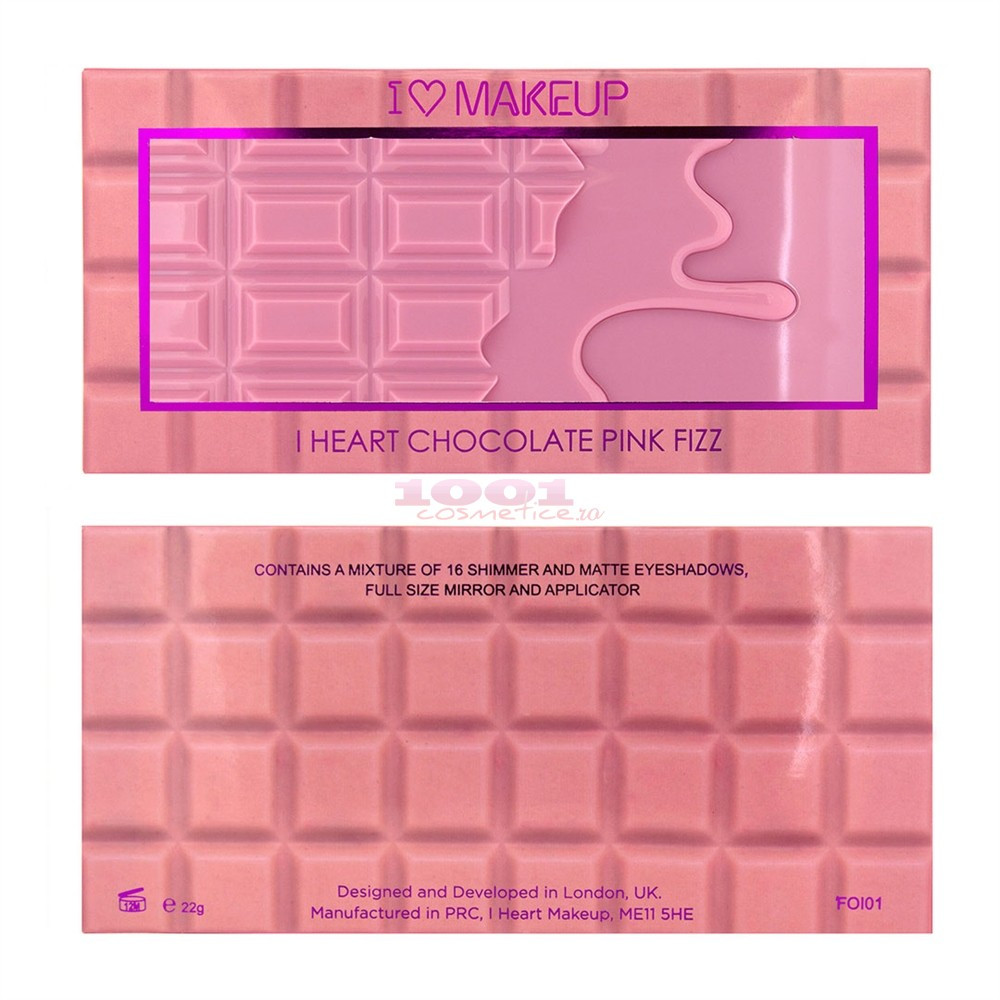 MAKEUP REVOLUTION LONDON I HEART MAKEUP CHOCOLATE PINK FIZZ PALETTE - 2 | YEO