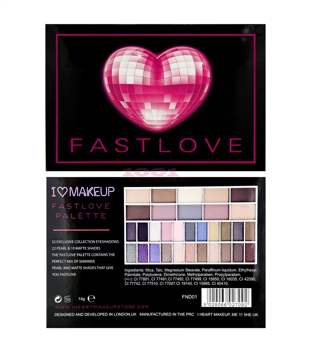 MAKEUP REVOLUTION LONDON I LOVE MAKEUP FASTLOVE PALETA FARDURI - 2 | YEO