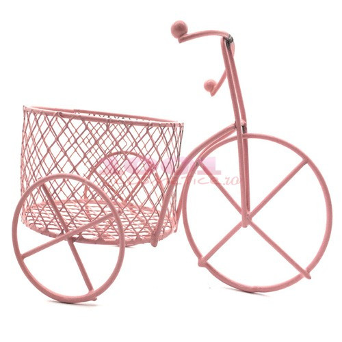 RIAL MAKEUP ACCESSORIES SUPORT PINK BICYCLE PENTRU BURETEI DE MAKEUP