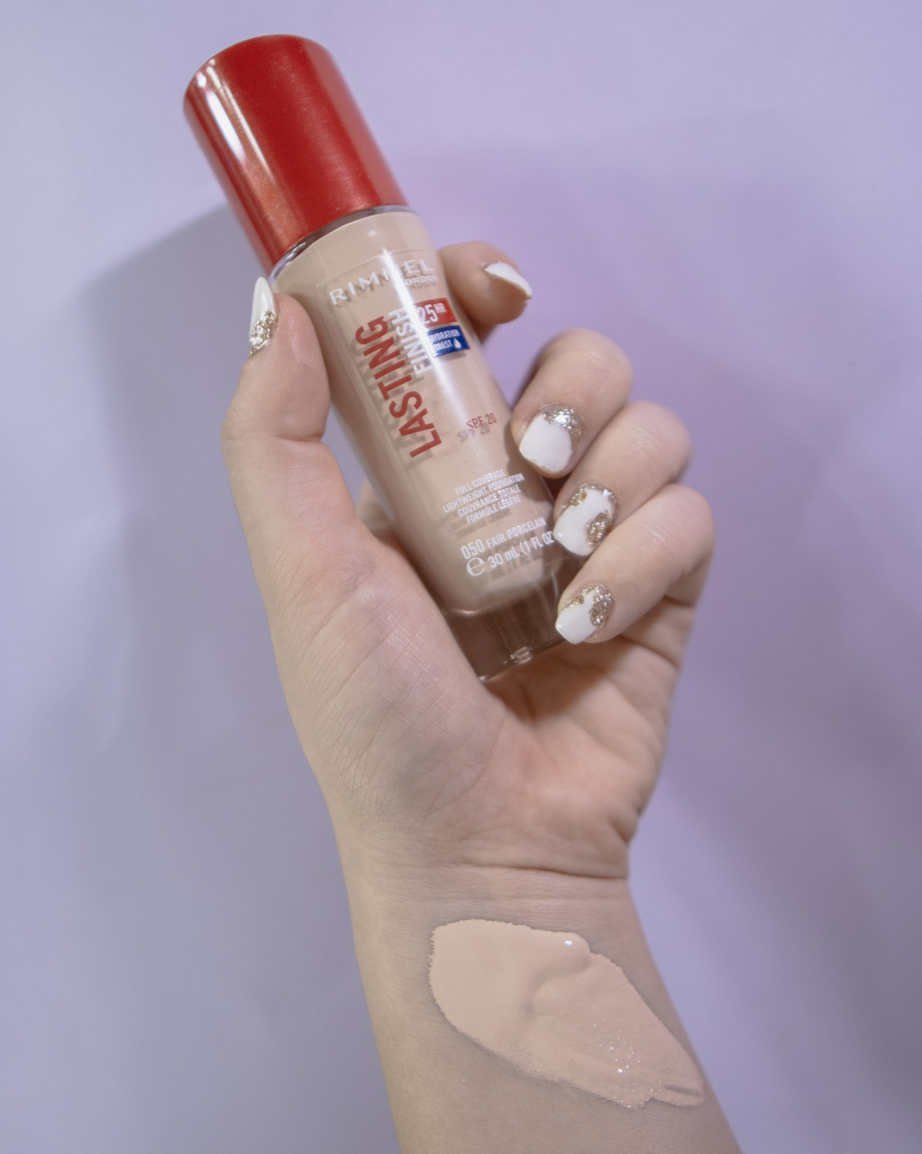 RIMMEL LONDON LASTING FINISH 25 H FOND DE TEN FAIR PORCELAIN 050 - 1 | YEO