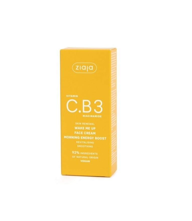 ZIAJA Crema de fata de zi, Morning energy boost, C.83 Niacinamide, Ziaja, 50 ml