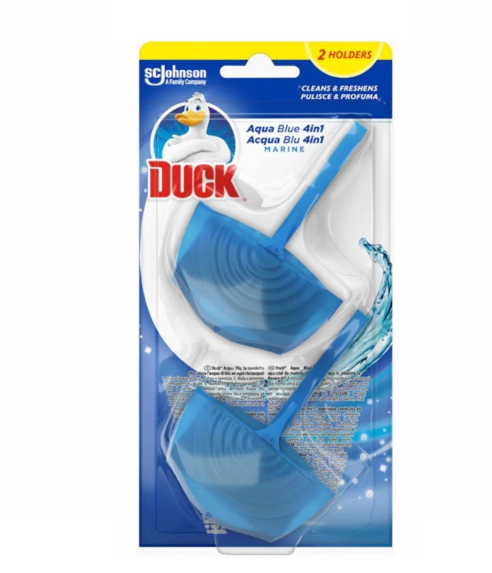 DUCK AQUA BLUE 4IN1 MARINE ODORIZANT SOLID PENTRU TOALETA 1+1 GRATIS