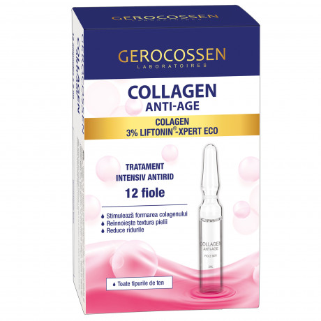 GEROCOSEN COLLAGEN ANTI AGE FIOLE CU SER ANTIRID