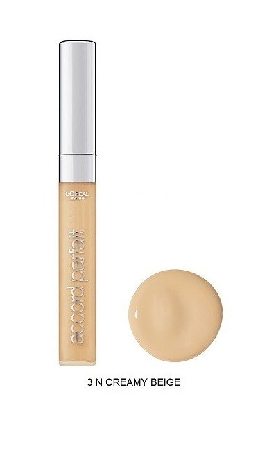 LOREAL ACCORD PARFAIT CORECTOR CREAMY BEIGE 3N