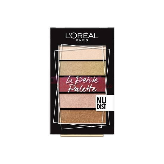 LOREAL LA PETITE PALETTE PALETA FARDURI PLEOAPE 5 CULORI NUDIST