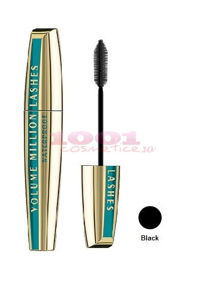 LOREAL VOLUME MILLIONS DE CILS MASCARA BLACK WATERPROOF - 1 | YEO