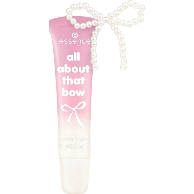 Creion Kajal Luciu de buze cu peptide, All about that bow, 01 - Kiss 'n Bow, Essence, 13.5 ml