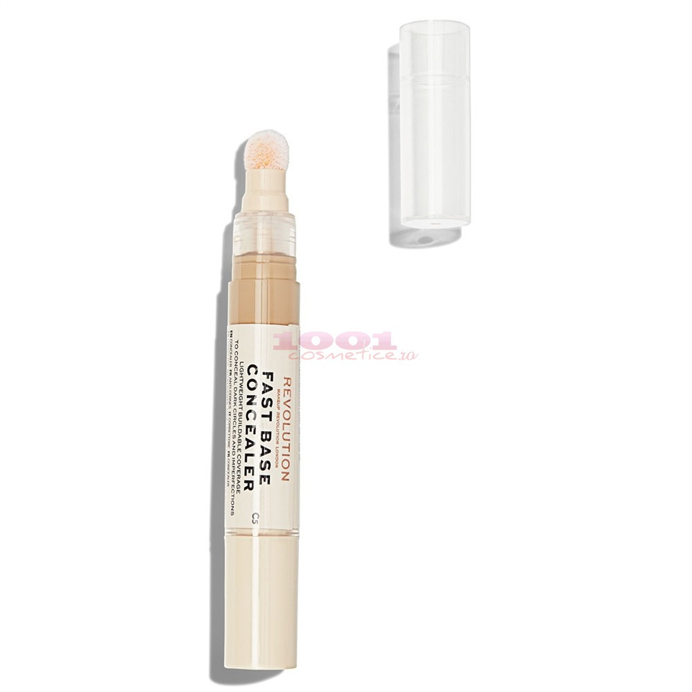 MAKEUP REVOLUTION FAST BASE CONCEALER BAZA CORECTOARE C5 - 1 | YEO