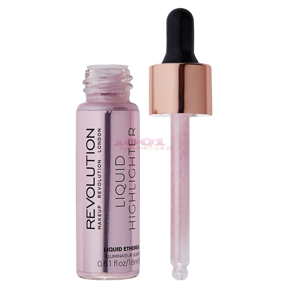 MAKEUP REVOLUTION LIQUID HIGHLITER ILUMINATOR ETHEREAL - 2 | YEO