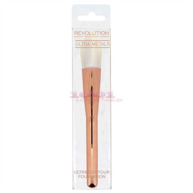 MAKEUP REVOLUTION LONDON ULTRA METALS CONTOUR FUNDATION BRUSH F302 - 2 | YEO