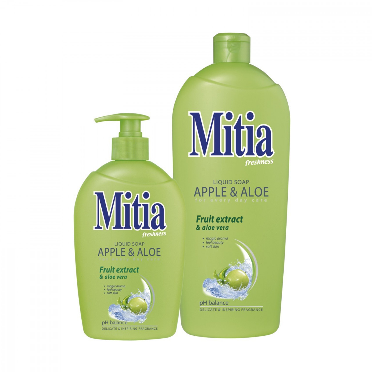 MITIA SAPUN LICHID APPLE & ALOE & FRUIT EXTRACT (Optiuni de comanda: 500ml)