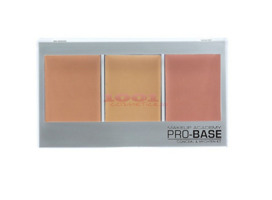 MUA PRO-BASE CONCEAL & BRIGHTEN KIT CORECTOR SI ILUMINATOR PORCELAIN-BEIGE - 1 | YEO