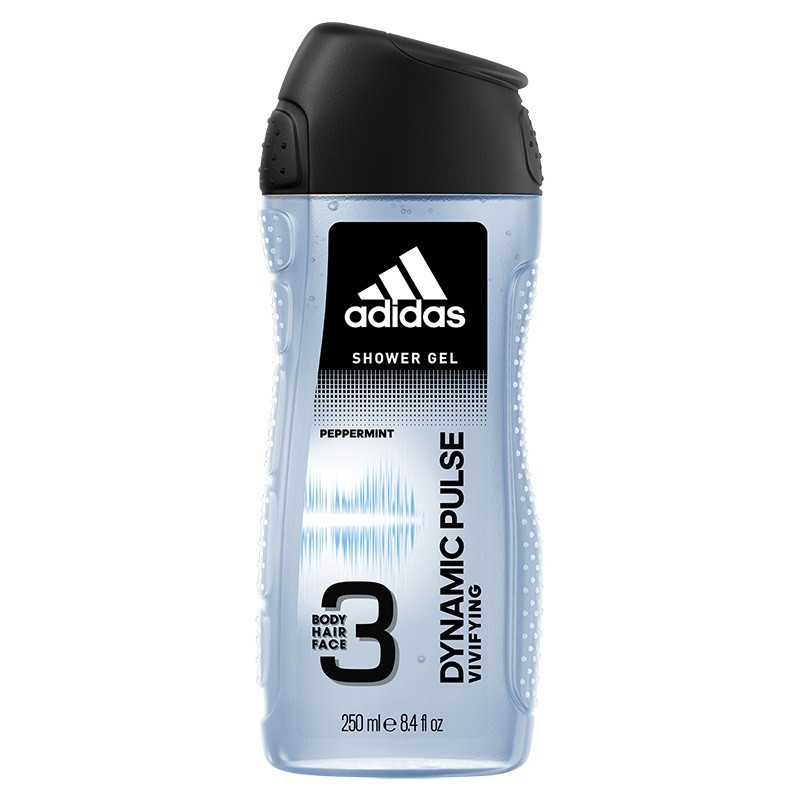 adidas DYNAMIC PULSE VIVIFYNG 3IN1 BODY & HAIR & FACE GEL DE DUS (Optiuni de comanda: 250ml)