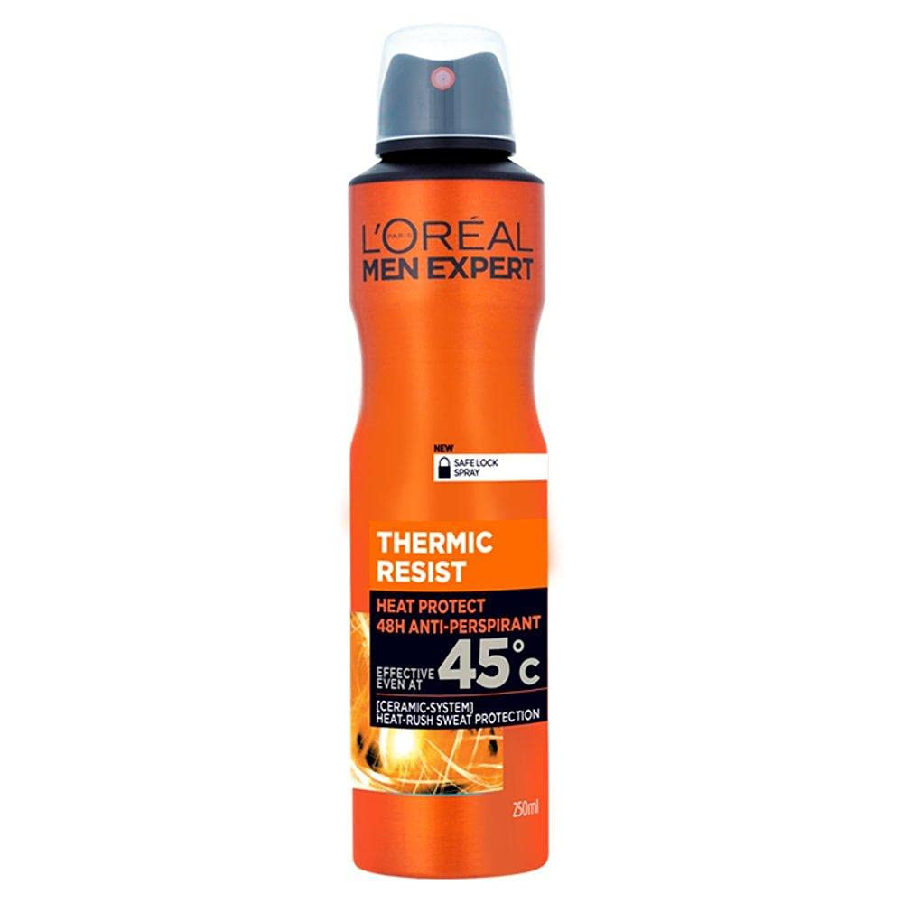 LOreal Antiperspirant deo spray Thermic Resist 45c, Loreal Men Expert, 250 ml