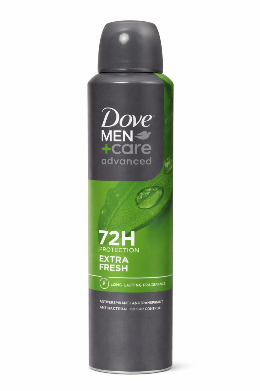 x men: viitorul este trecut Antiperspirant spray, Extra Fresh 72h, Dove Men, 250 ml