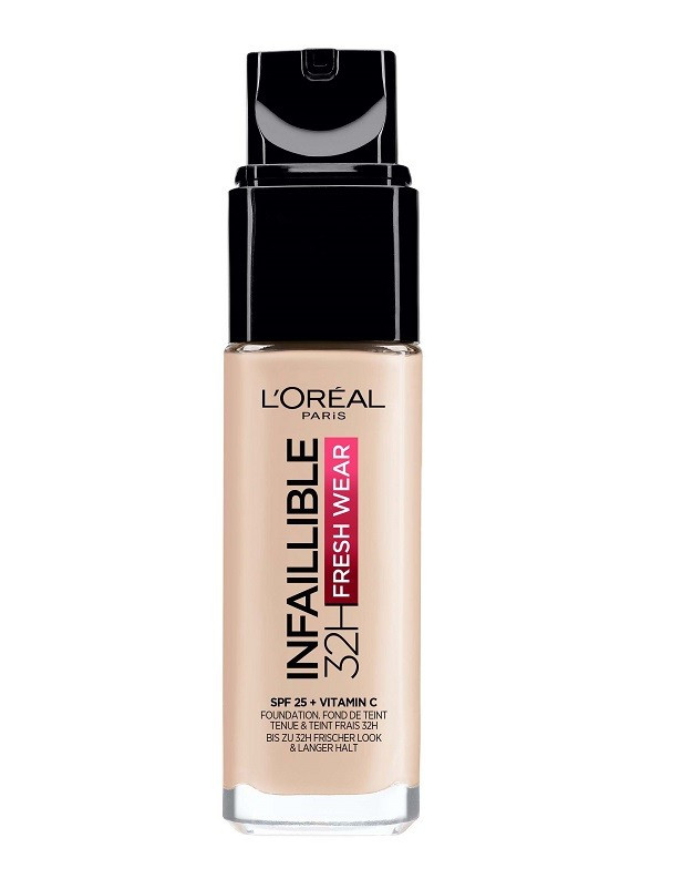 LOreal Fond de ten rezistent la transfer L'Oreal Paris Infaillible 32H Fresh Wear, Porcelaine/Neutral 15, 30 ml