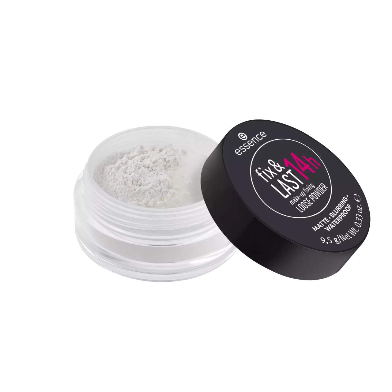 1001cosmetice.ro Loose Powder Fix & Last 14H, pudra pulbere pentru fixarea machiajului, Essence, 9.5g