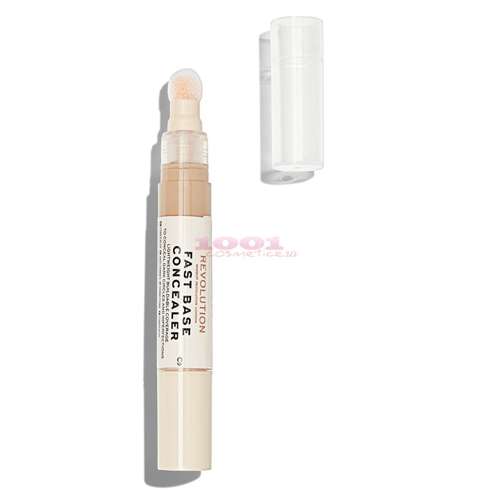 MAKEUP REVOLUTION FAST BASE CONCEALER BAZA CORECTOARE C9 - 1 | YEO