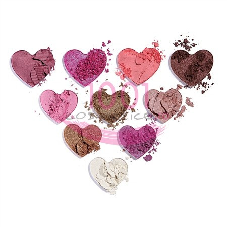 MAKEUP REVOLUTION I HEART REVOLUTION HEARTBEATS PALETA 20 FARDURI DE PLEOAPE - 3 | YEO