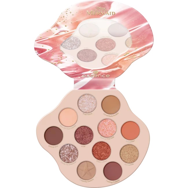 1001cosmetice.ro Paleta de farduri de pleoape Colectia Disney The Little Mermaid 01 · Dreaming Of Another World Essence