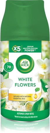 espressoare automate Rezerva odorizant automat de camera, White Flowers, Air Wick, 250 ml