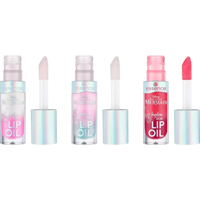 1001cosmetice.ro Trio de uleiuri de buze Hydra Kiss Colectia Disney The Little Mermaid Essence