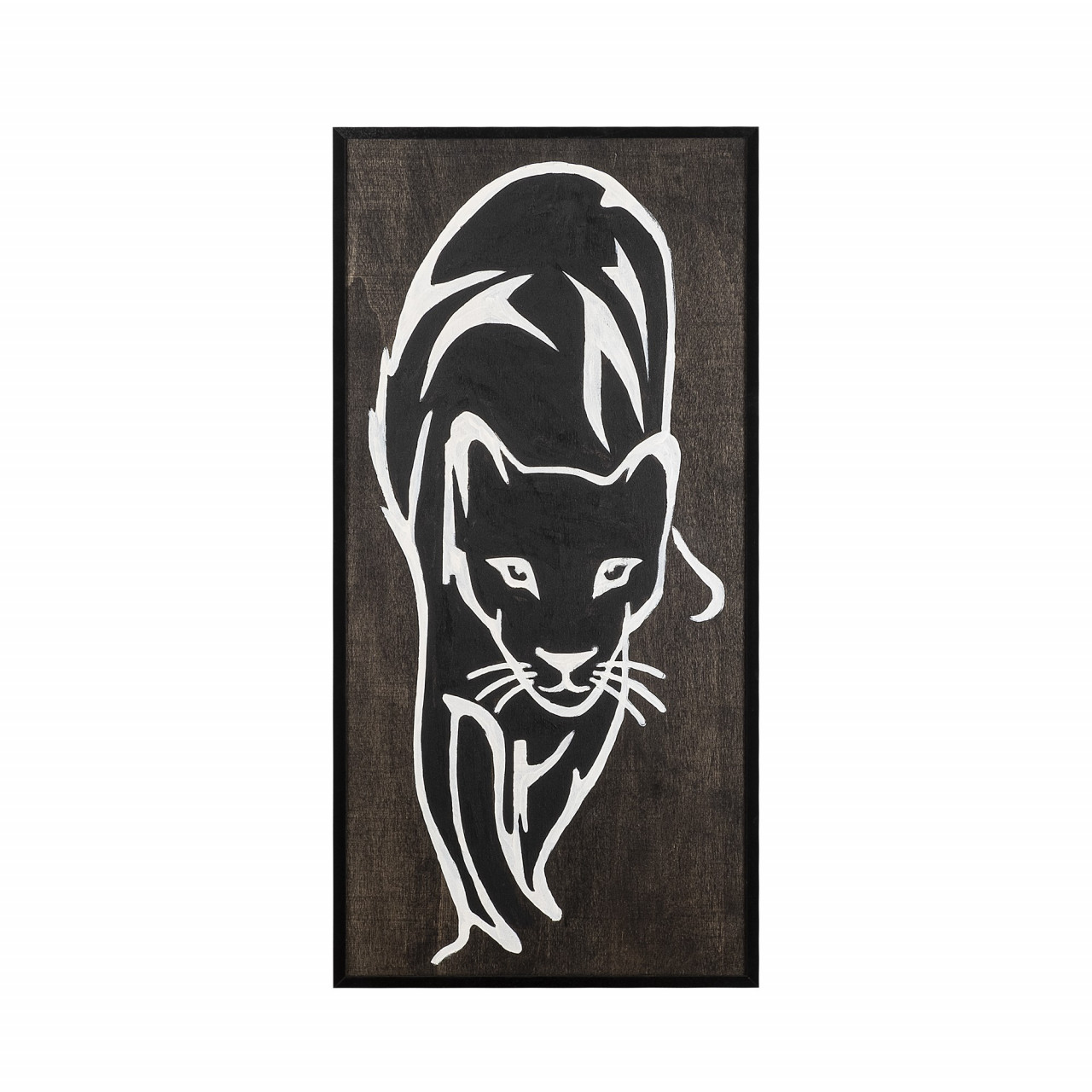 Poze Accesoriu decorativ de perete din lemn Jaguar
