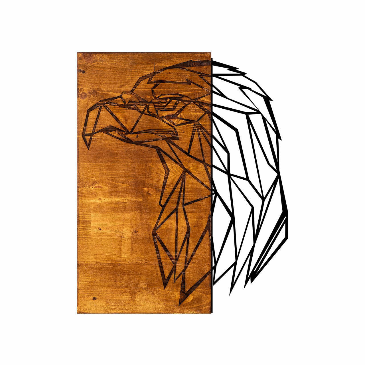Poze Accesoriu decorativ de perete din lemn Kartal