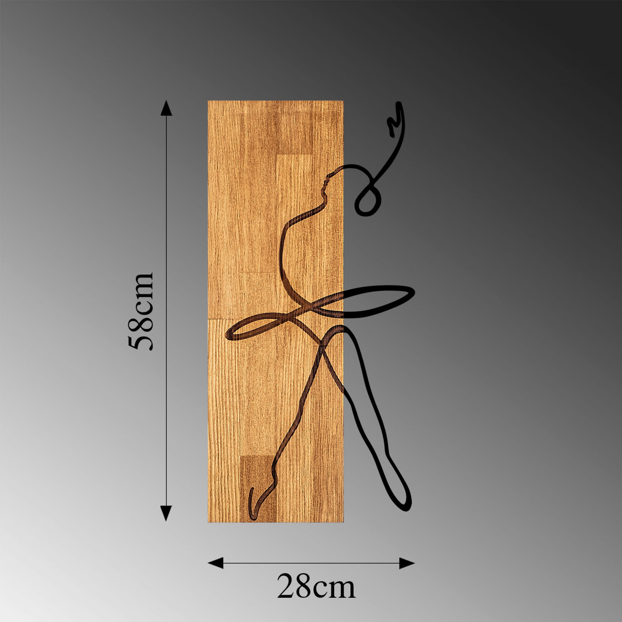 Poze Accesoriu decorativ de perete din lemn MA-299