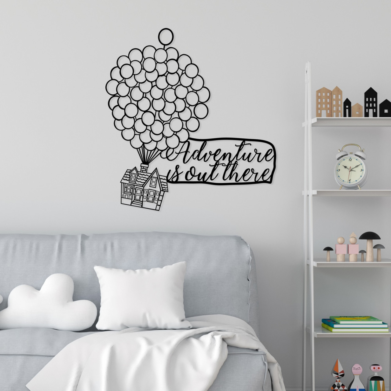 Poze Accesoriu decorativ de perete metalic Adventure Is Out There