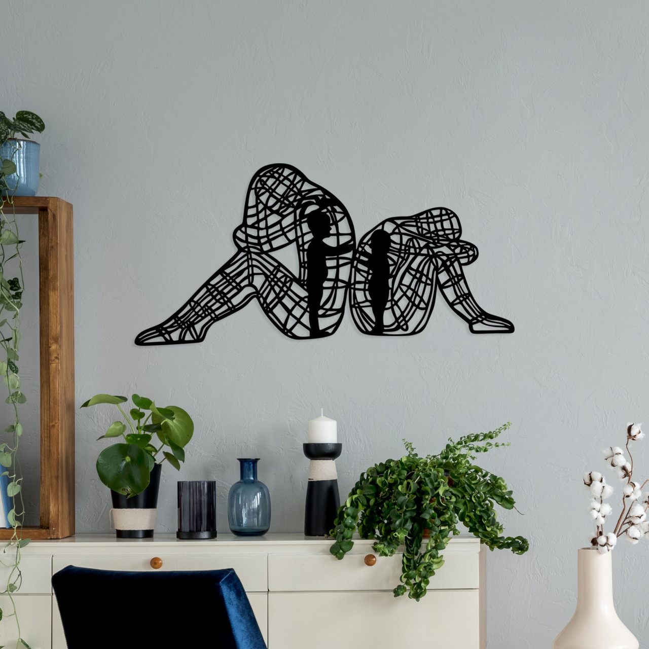 Poze Accesoriu decorativ de perete metalic Get offended