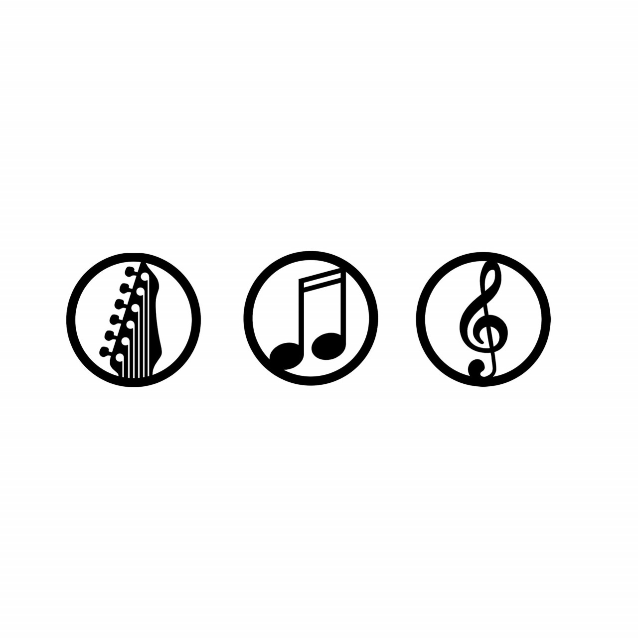 Poze Accesoriu decorativ de perete metalic Just music - 295
