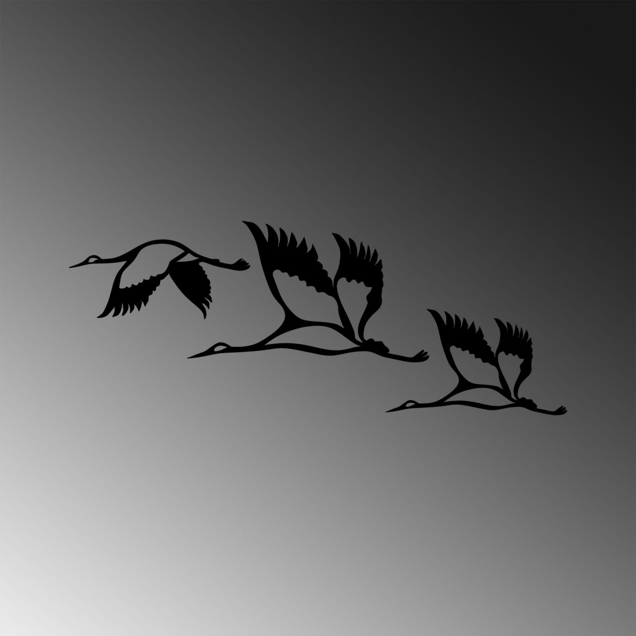 Poze Accesoriu decorativ de perete metalic Storks - 287