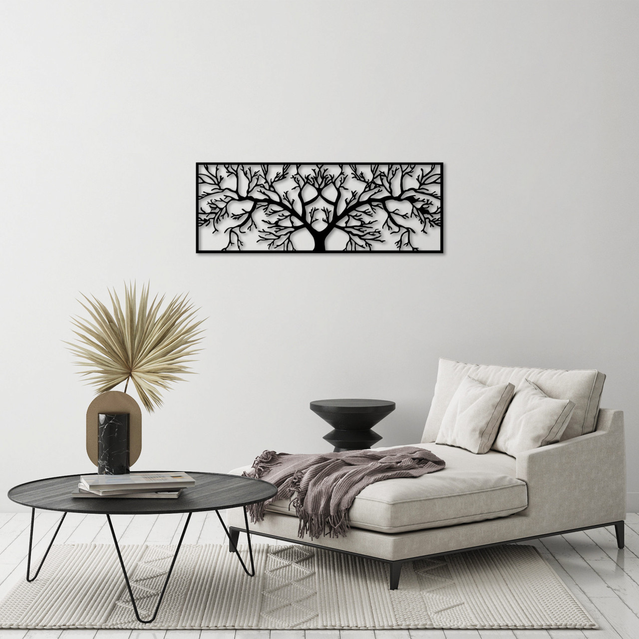 Poze Accesoriu decorativ de perete metalic Tree - 268