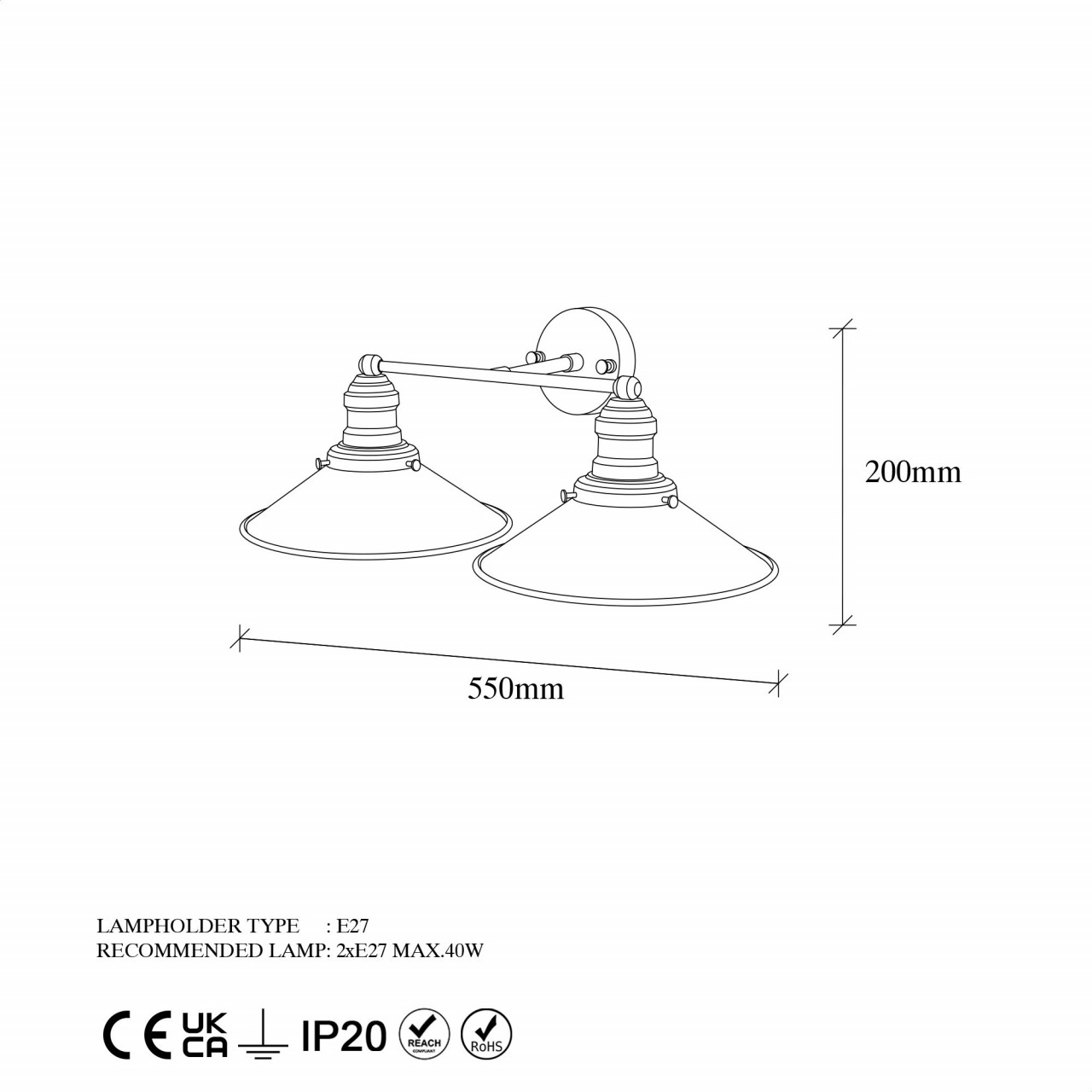 Poze Aplica Conical - 12191