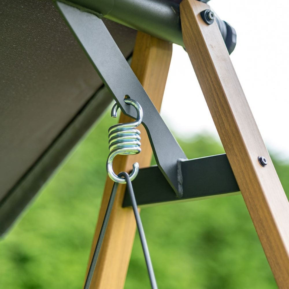 Poze Balansoar de terasa Herning gri/maro L232 cm