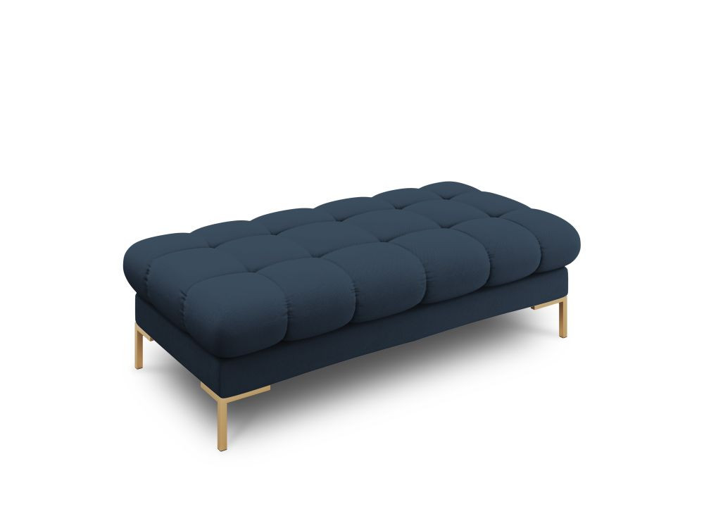 Poze Banca tapitata Bali stofa/picioare gold – L133 x l62 x h41