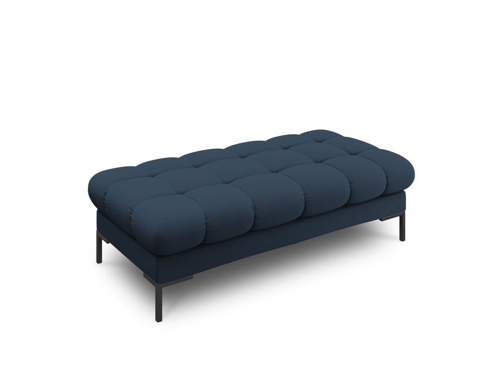 Poze Banca tapitata Bali stofa/picioare negre – L133 x l62 x h41